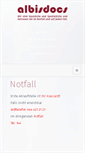 Mobile Screenshot of albisdocs.ch